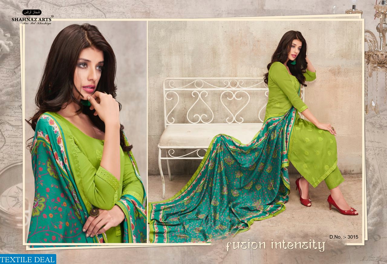 shahnaz art muskari Wholesale Embroidered Dress material